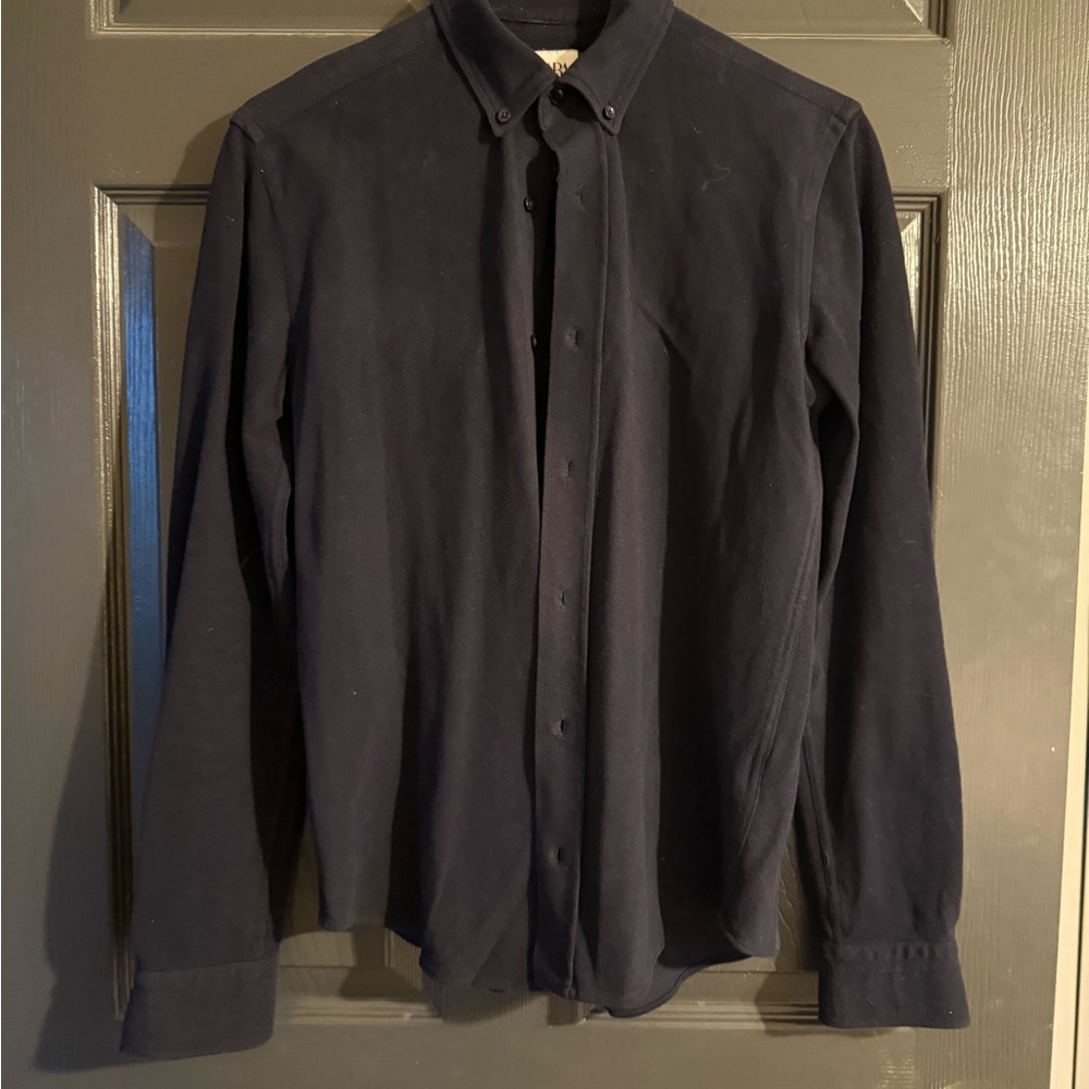 Zara Men's Black Casual Button Down Shirt Size Small